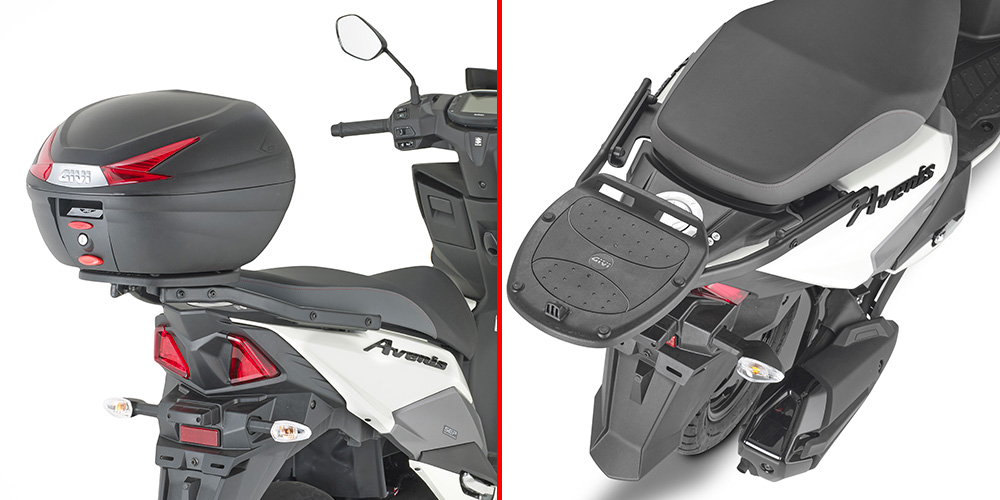SR3124 - TOPCASE TRÄGER FÜR MONOLOCK KOFFER FÜR SUZUKI AVENIS 125 (23 > 24)
