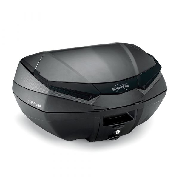 K4900NN - Kappa K'VANGUARD Monokey-Topcase mit 49 Liter in schwarz mit schwarzem Cover