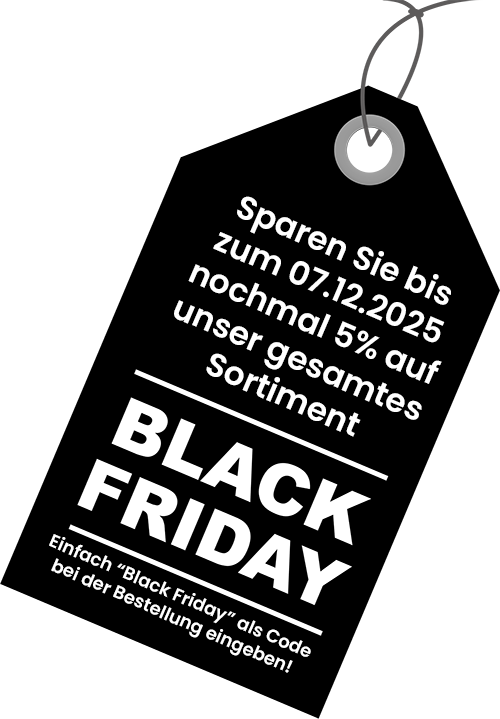Black Friday - 5% sparen!
