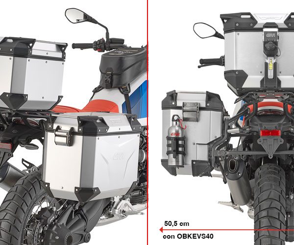 PLOS5151CAM - Seitenkoffer-Träger für Monokey-CAM-SIDE-Koffer mit seitlichem Versatz links für BMW R 12 G/S (25)