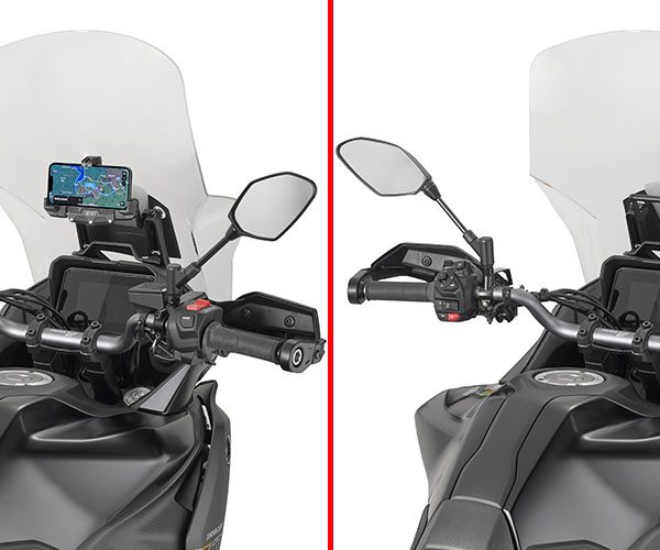 FB2179 - Querstange zur Montage am Windschild für Navigations-/Smartphonehalter für Yamaha Tracer 7 GT (25-26)