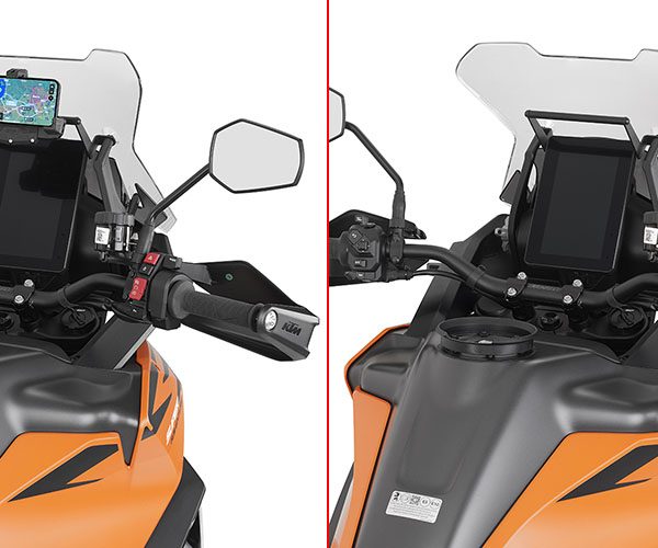 FB7719 - Querstange zur Montage am Windschild für Navigations-/Smartphonehalter für KTM 1390 Super Adventure S / S EVO (26)