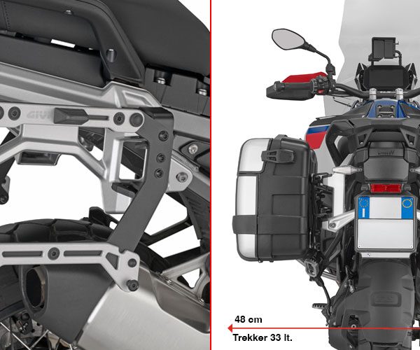 PL5146 - Seitenkoffer-Träger für Monokey-Koffer für BMW R 1300 GS Adventure (25-26)