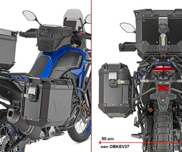 PLO2174CAM - Seitenkoffer-Träger PL ONE-FIT MONOKEY-CAM-SIDE für verschiedene Yamaha Modelle (s. Beschreibung)