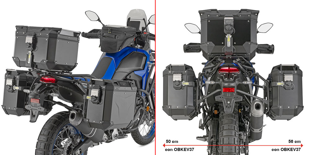 PLO2174CAM - Seitenkoffer-Träger PL ONE-FIT MONOKEY-CAM-SIDE für verschiedene Yamaha Modelle (s. Beschreibung)