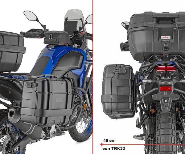 PLO2174MK - Seitenkoffer-Träger PL ONE-FIT MONOKEY für verschiedene Yamaha Modelle (s. Beschreibung)