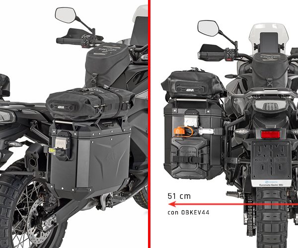 PLO9227CAM - Seitenkoffer-Träger PL ONE-FIT MONOKEY-CAM-SIDE für CFMOTO 800 MT-X (25-26)