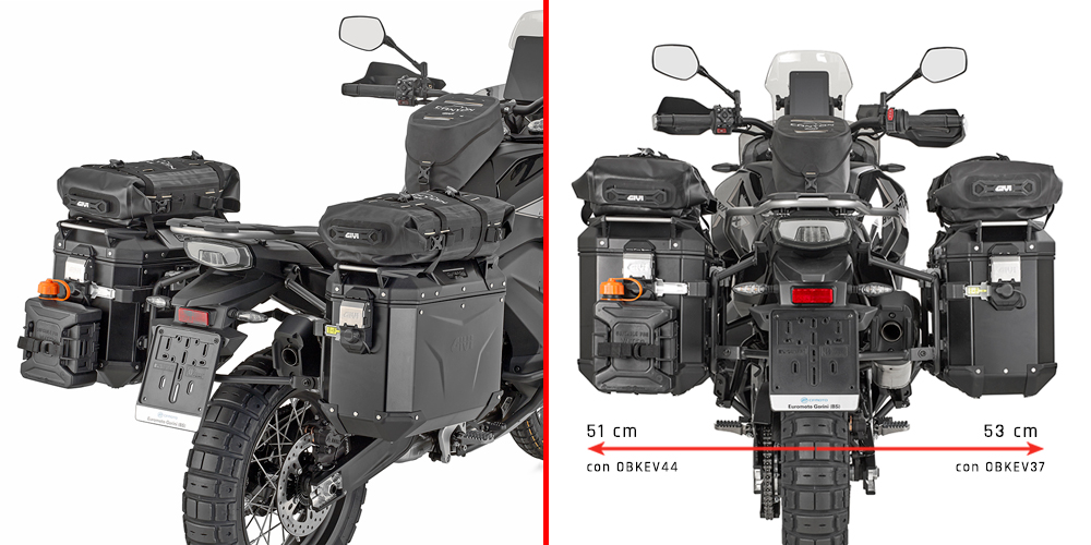 PLO9227CAM - Seitenkoffer-Träger PL ONE-FIT MONOKEY-CAM-SIDE für CFMOTO 800 MT-X (25-26)