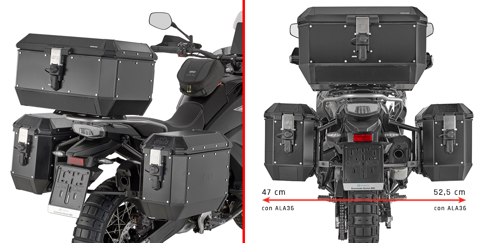 PLO9227MK - Seitenkoffer-Träger PL ONE-FIT MONOKEY für CFMOTO 800 MT-X (25-26)