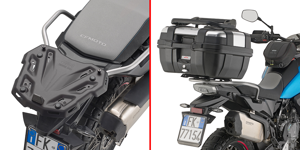 SR9227 - Topcase-Träger für Monokey- oder Monolock-Koffer für CFMOTO 800 MT-X (25-26)