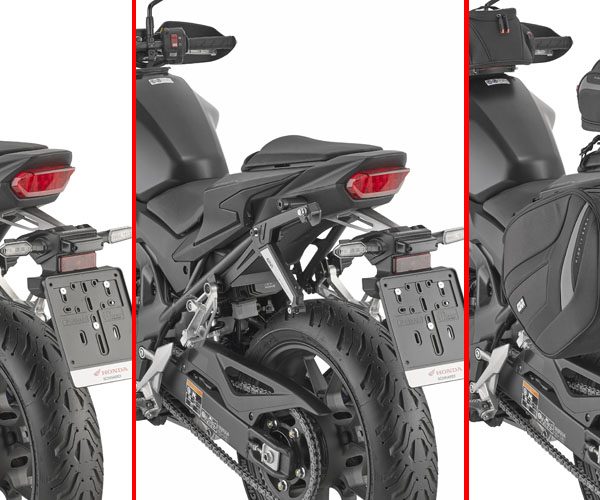 STL1200 - Einziehbare Stealth-Halterung für Seitentaschen EASY12L für Honda CB 750 Hornet (23-25)