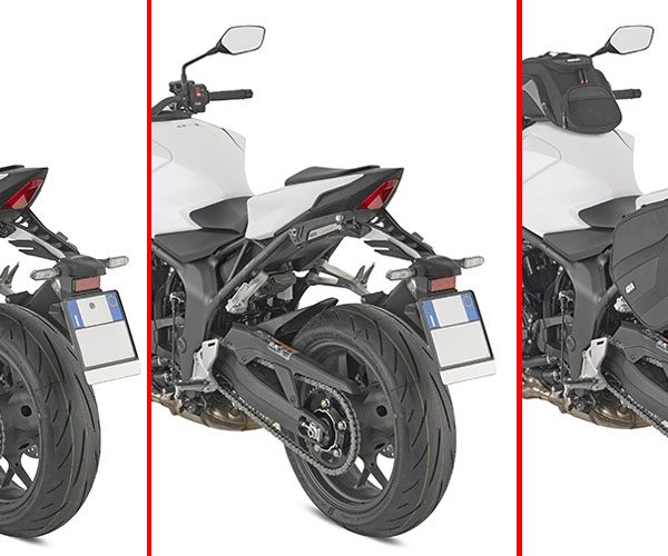 STL1215 - Einziehbare Stealth-Halterung für Seitentaschen EASY12L für Honda CB 1000 Hornet (25-26)