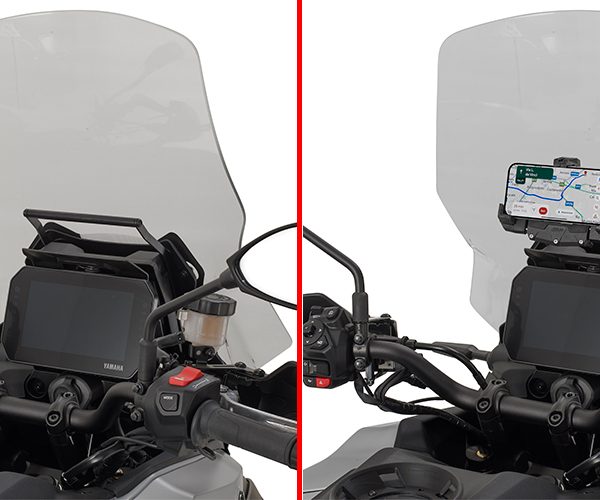 FB2171 - Halterung zur Montage am Windschild für Navi für Yamaha Tracer 9 GT / GT+ (21-26)