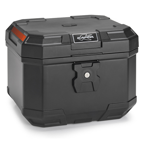 KB37N - Kappa K'RUGGED Monolock-Topcase mit 37 Liter in schwarz