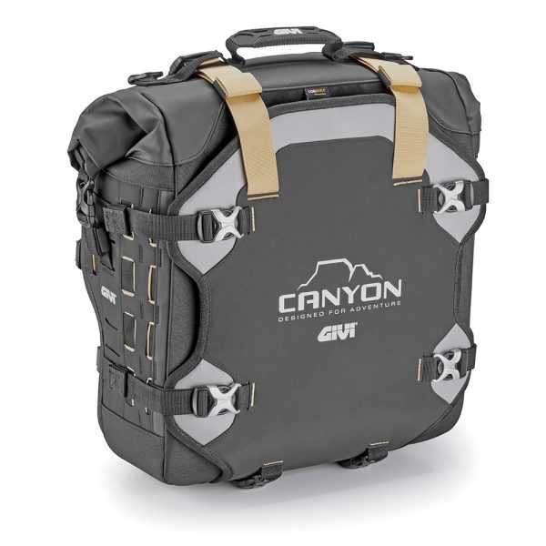GRT727 - CANYON Monokey-CAM-Side wasserdichte Seitentasche mit Versatz mit 25 Liter Volumen