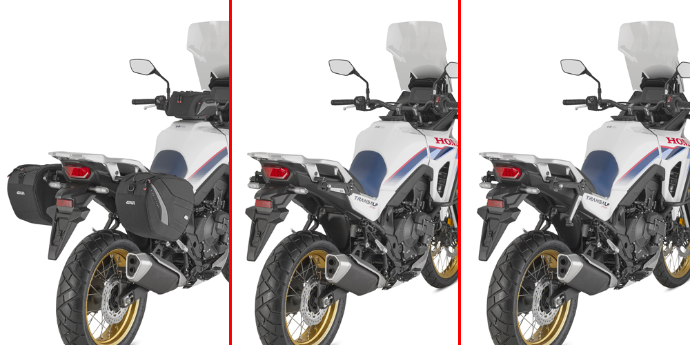 STL1201 - Einziehbare Stealth-Halterung für Seitentaschen EASY12R / EASY12L für verschiedene Honda Modelle (s. Beschreibung)